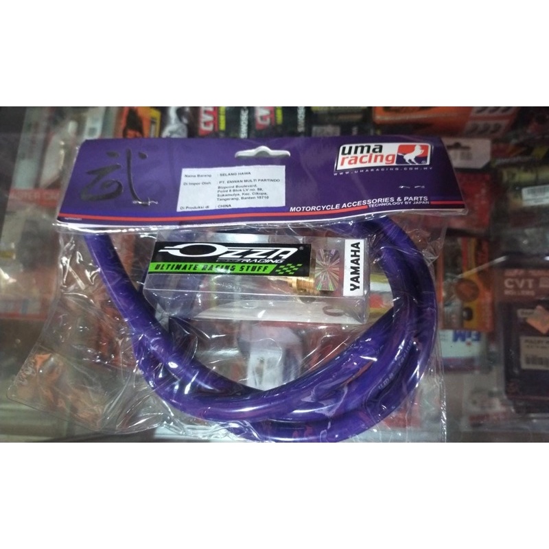 Selang Hawa Uma Racing + tutup oli ozza racing yamaha honda suzuki