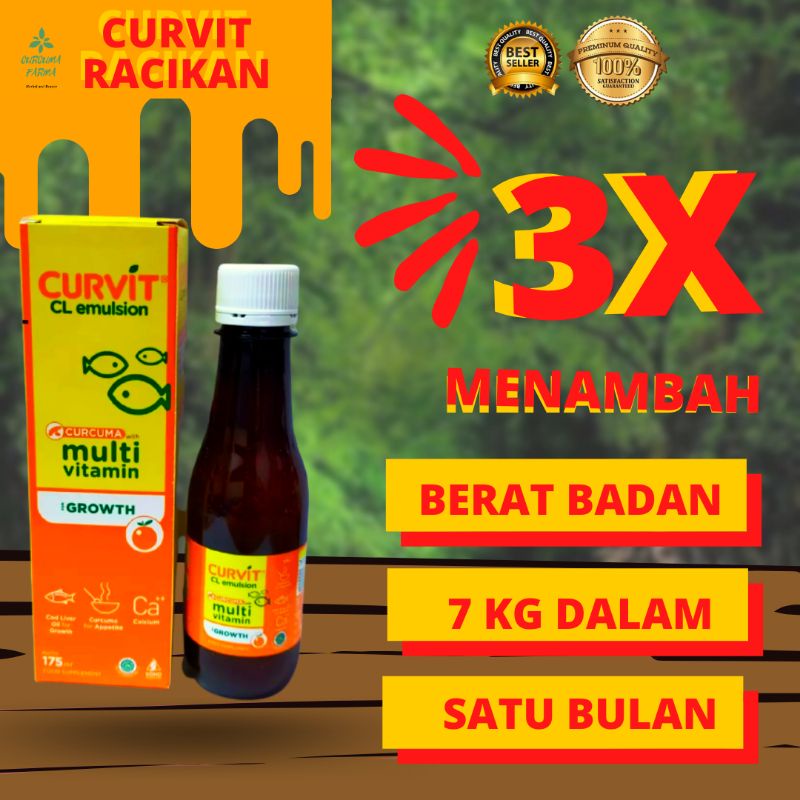 Jual [CG1] curvit cl emulsion plus racikan penambah nafsu makan dewasa