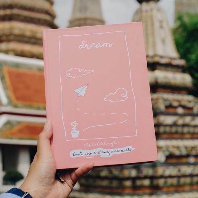

BUKU CATATAN A5 HARDCOVER CUSTOM NAMA & WARN