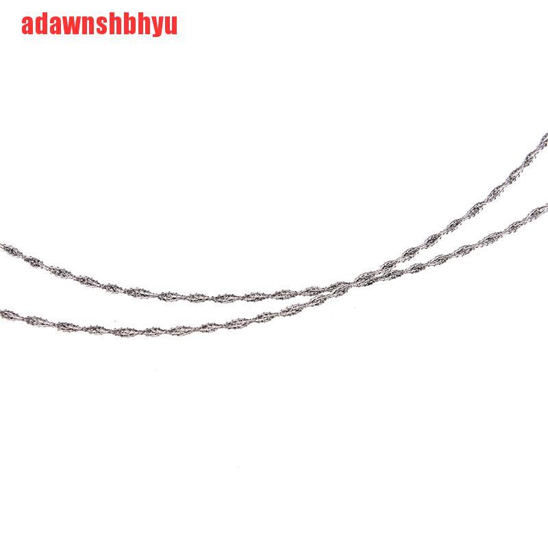 1 Pc Rantai Tali Gergaji Tangan manual Bahan Baja Untuk Berkemah