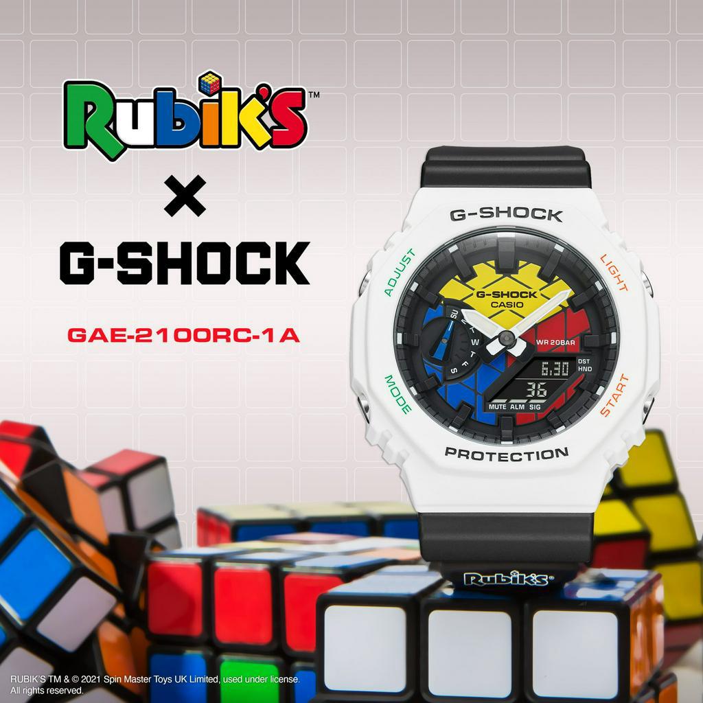 GSHOCK RUBIK'S CUBE LIMITED EDITION!!!!! JAM TANGAN PRIA WANITA UNISEX GA 2100 CASIO GSHOCK ANTI AIR DUAL TIME