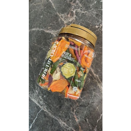 

HEALTHY CRISPS - SNACK - CEMILAN - MAKANAN SEHAT - MIX VEGGIE/MIX SAYUR (ORGANIK) KERIPIK TOPLES BESAR