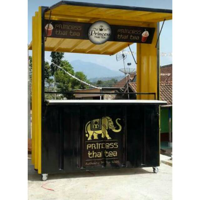 Container Booth Etalase Dagang
