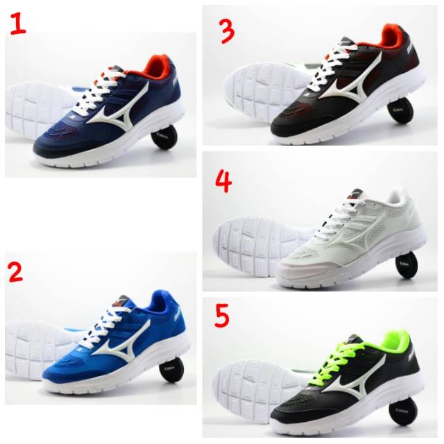 Sepatu Mizuno Running Pria, Sepatu Sport Olahraga Sneakers Casual Pria