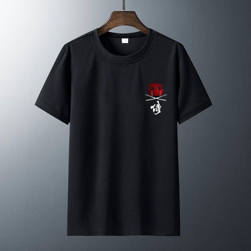 KL || KAOS DISTRO SABLON DIGITAL LOGO KANJI JEPAN COTTON COMBAD 30S