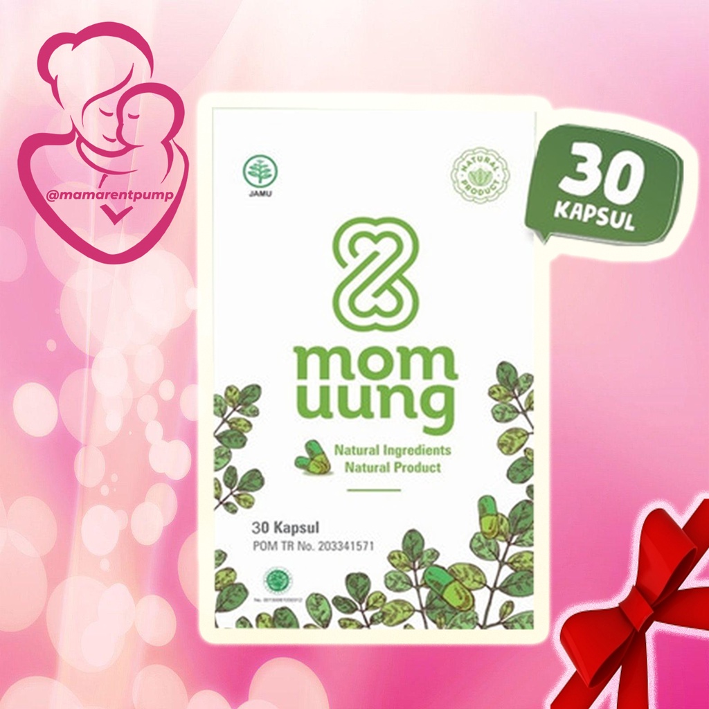 BPOM HERBAL Asi Booster MOM UUNG Pelancar Asi / 60 &amp; Kapsul kelor 30