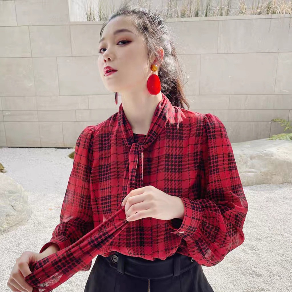 Blouse Wanita Kemeja Perempuan Best Seller Termurah Cewe Bluose Korea Remaja Oversize Baju Atasan De