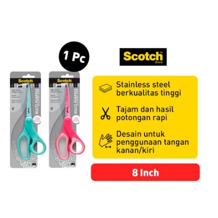 

Scotch 3M Gunting Serbaguna Aman dan Egronomis 8”, 1428-PA