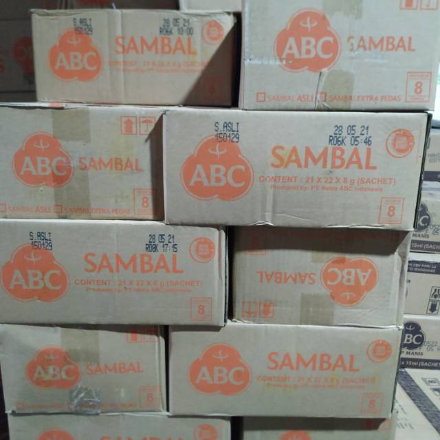 

Sambal ABC stick 8gr per dus (21 pack)