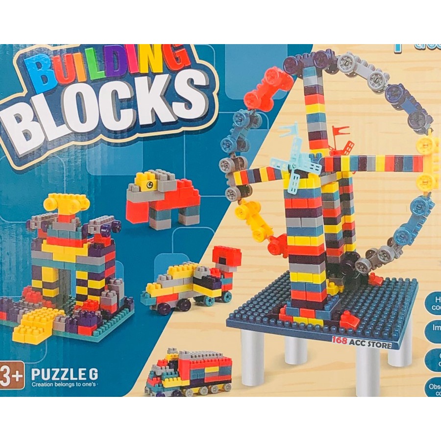 MAINAN ANAK BUILDING BLOCK / PUZZLE CREATIVE LARGE PARTICLES 85PCS / BONGKAR SUSUN KINCIR ANGIN