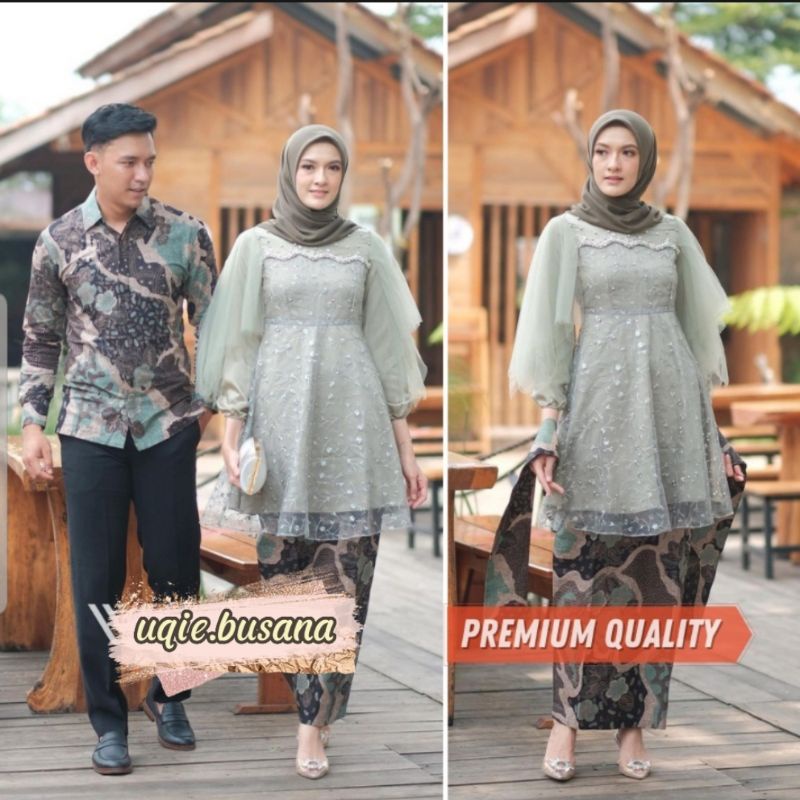Batik Couple Kebaya Modern  Kebaya Wisuda Tunangan Lamaran Baju Kondangan Terbaru 2022