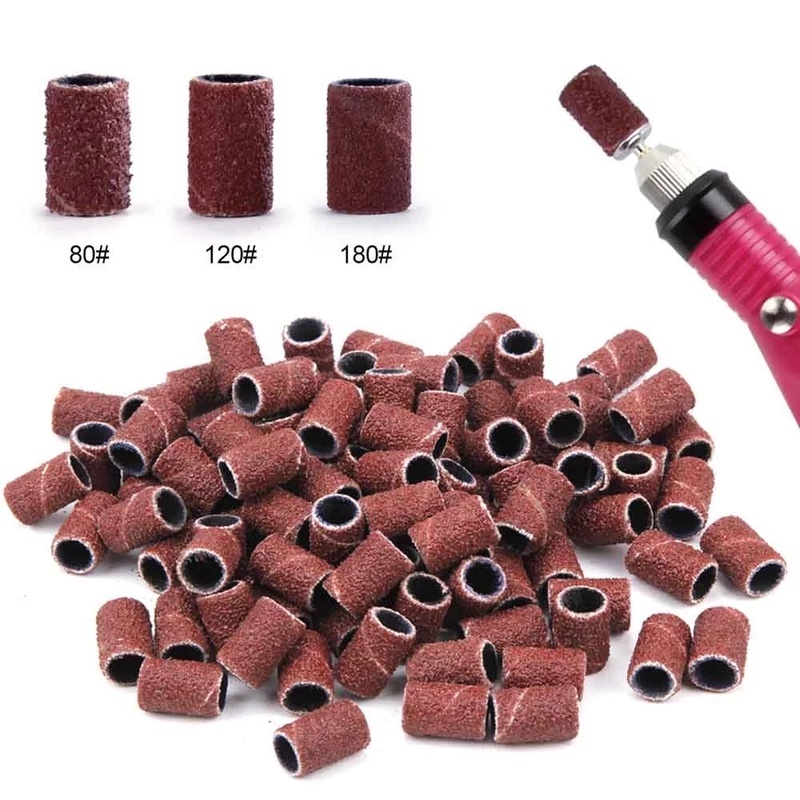 (50 Pcs / Pak Alat Kikir Kuku Elektrik Untuk Manicure / Nail Art / Profesional Diy