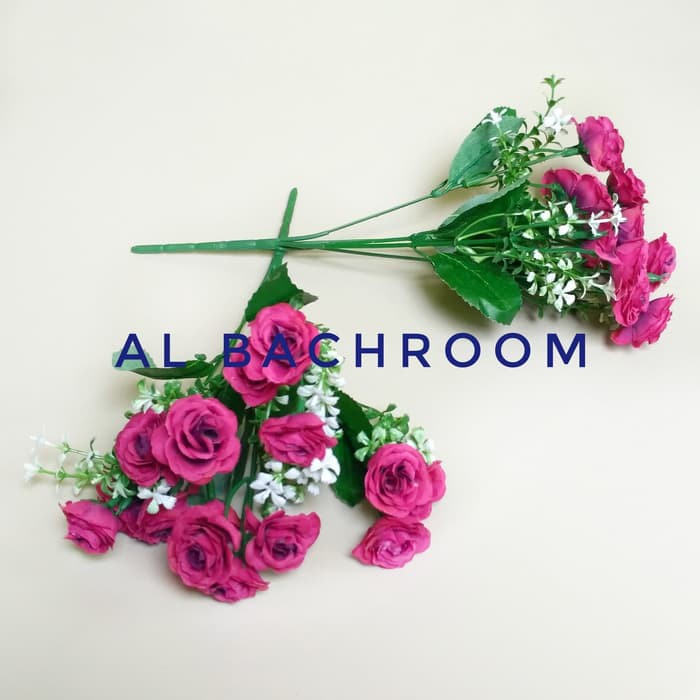 Bunga mawar plastik B8032 bunga artificial dekorasi rumah B8032 bunga mawar artificial home decor-1