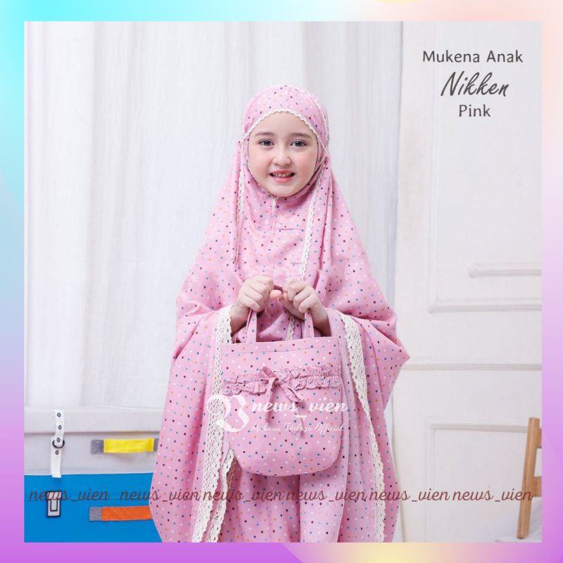 Mukena anak usia 8 9 10 11 12  tahun tanggung katun rayon adem lembut model terbaru premium / mukena