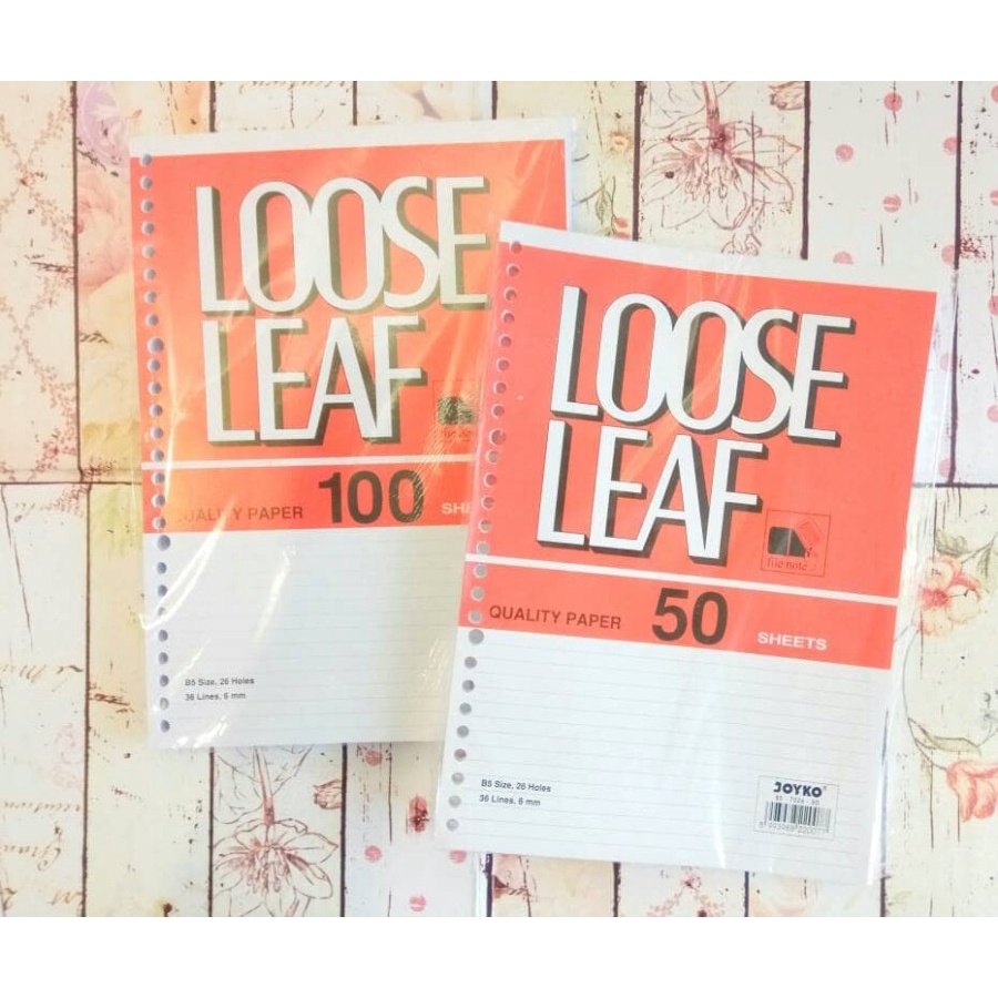 

Isi File Binder B5 50 Joyko