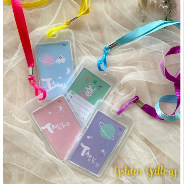 

ID CARD GANTUNGAN KARTU AKSES KARTU KERJA TALI KARTU NAMA ID LANYARD CARD HOLDER