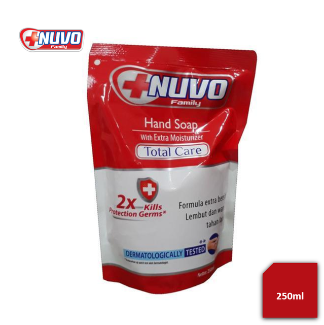 Nuvo Sabun Cuci Tangan Merah Fresh Blossom Pouch 250 ml