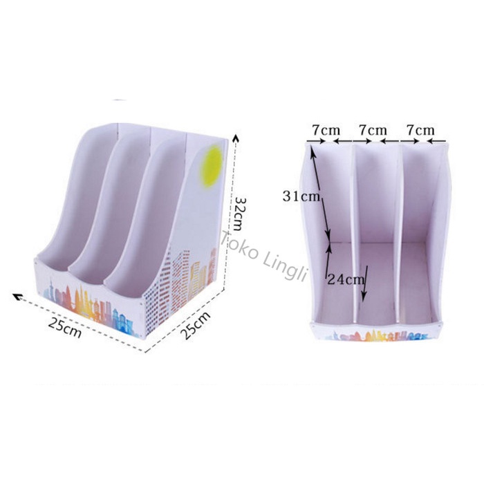 

File-Box- Diy Rak File / Rak Kantor Meja / Rak Plastik 505 -Box-File.