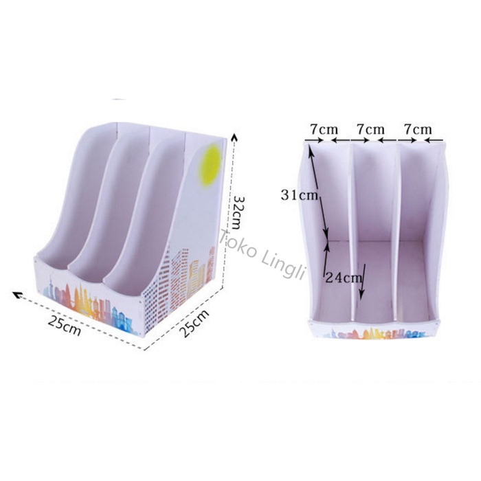 File-Box- Diy Rak File /  Rak Kantor Meja /  Rak Plastik 505 -Box-File.