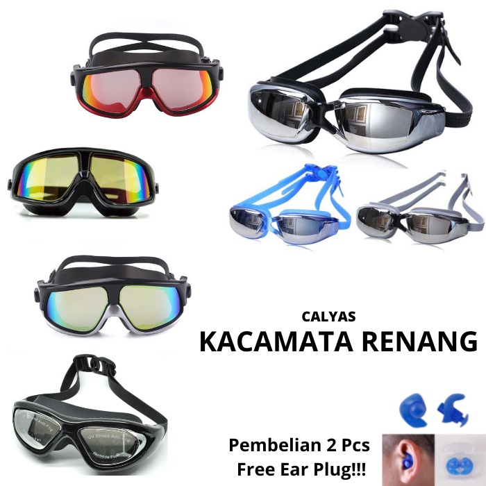 Kacamata Renang Anti Fog UV Protection Swimming Googles