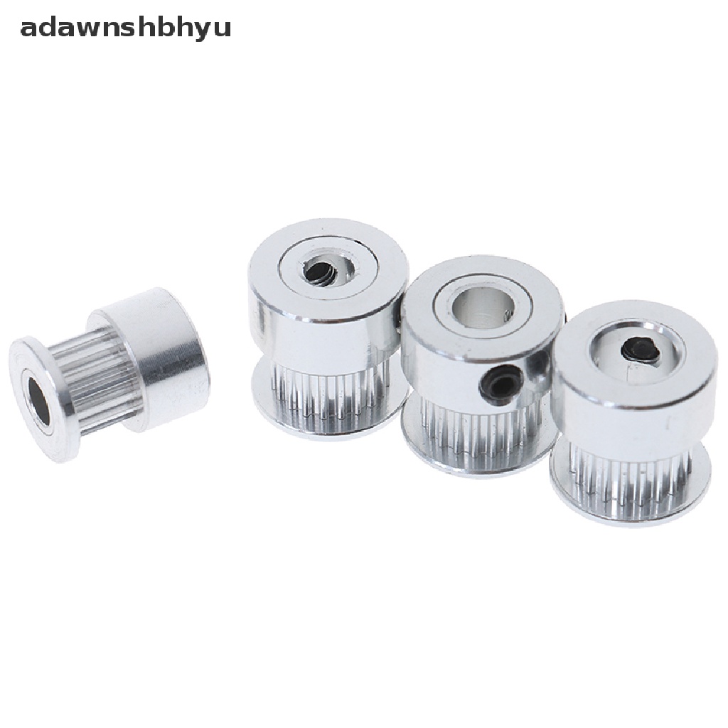 Adawnshbhyu 2Pcs 16T /20T GT2 Timing Pulley 5/6.35 /8mm Bore Untuk Belt Reprap 3D Printer Ppart