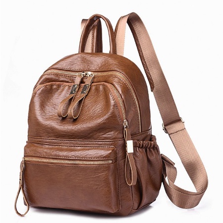 2168, tas ransel wanita import fashion tas terlaris dan cantik popular tas 92357 reor-brown