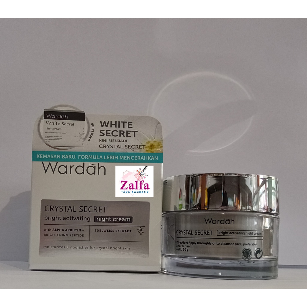 Wardah Crystal Secret Bright Activating Night Cream