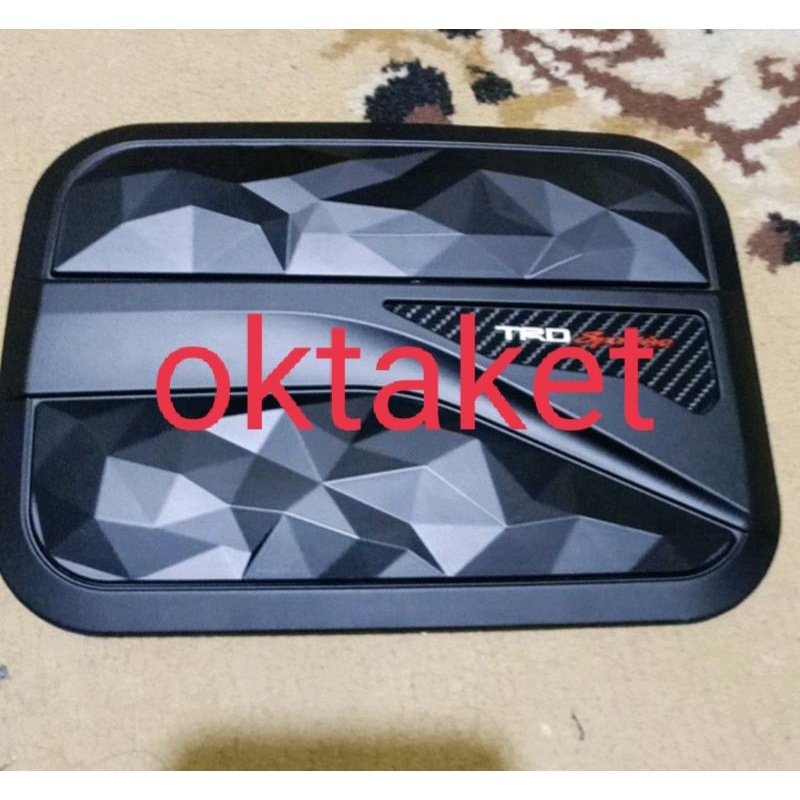 tank cover Avanza XeNia Veloz 2012-2021 trd sportivo diamond full hitam