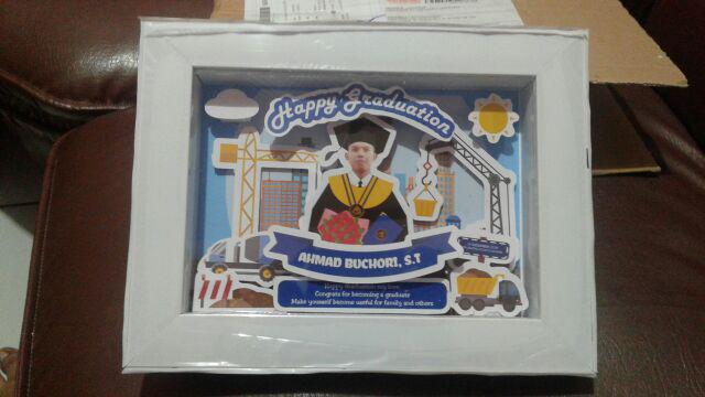 Scrap Frame 3d Paket Hemat Kado Wisuda