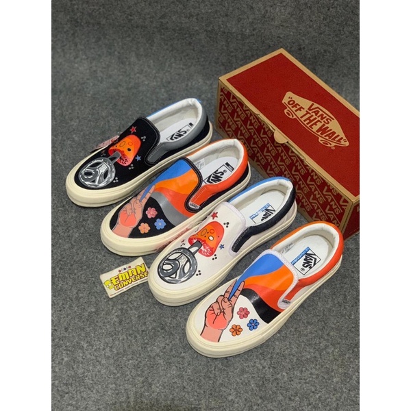 Sepatu V4NSS Slip On HippiE Vasily Kandinsky Exclusive Release Premium BNIB Made In China