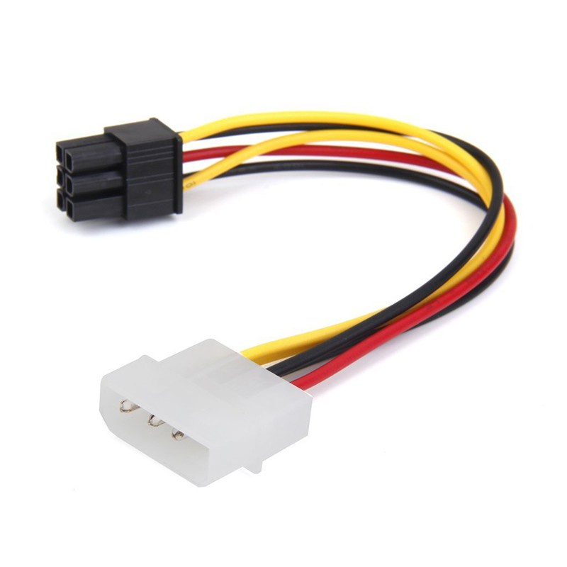 Kabel Power VGA / Adapter 1 molex to 6 pin / 6pin PCIE / PCI-E