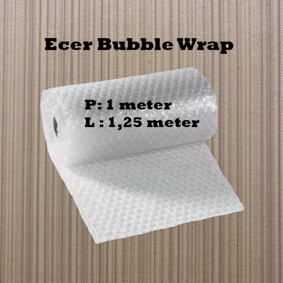 

Bubble Wrap Premium Grade, Ecer (potongan per meter) Murah