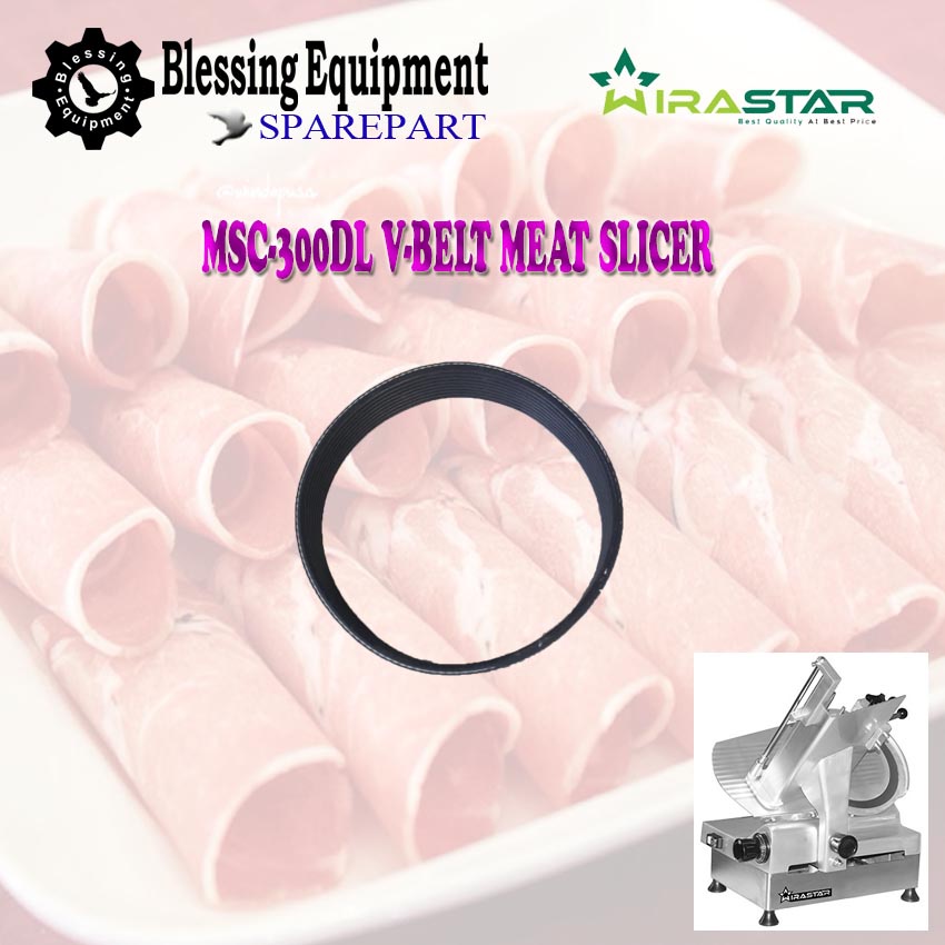 MSC-300DL Sparepart V-Belt Meat Slicer Wirastar