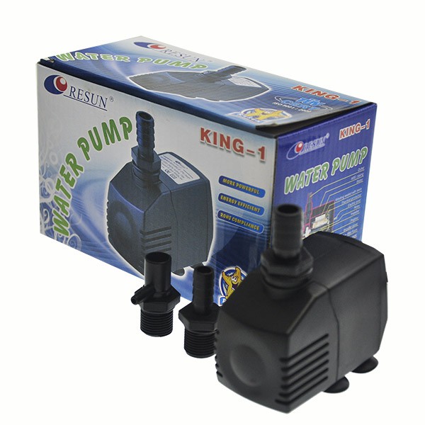 RESUN KING 1 Pompa Celup Aquarium Kolam Hidroponik Submersible Pump