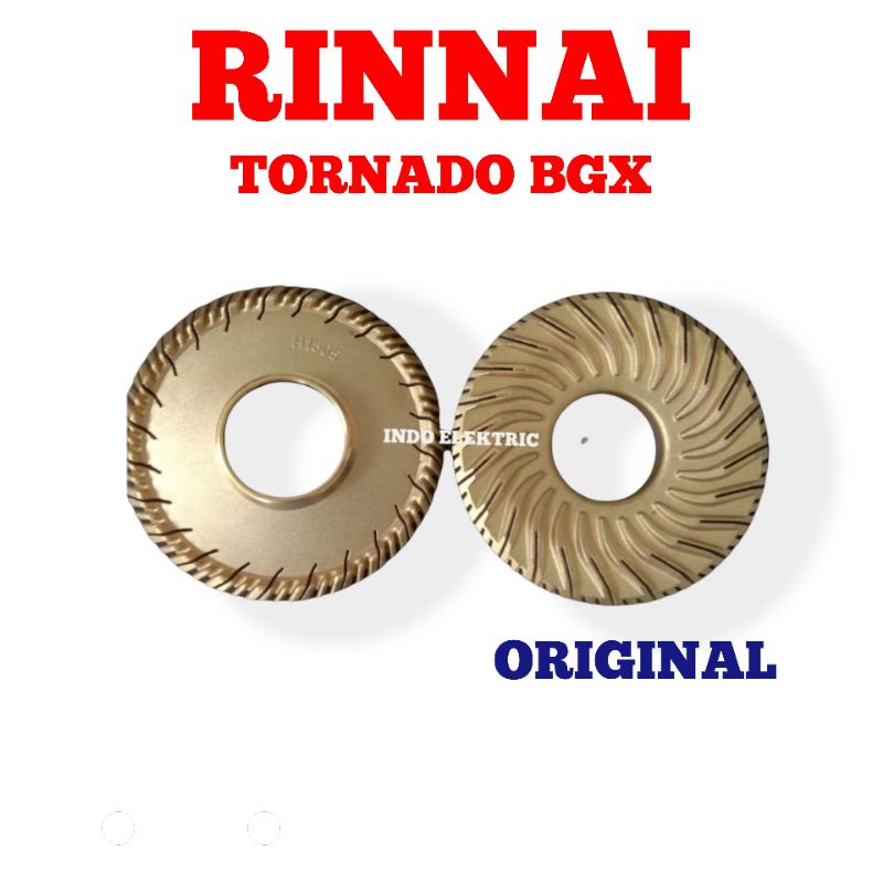 BURNER KOMPOR GAS RINNAI TORNADO ORIGINAL RI-602BGX RI-712BGX