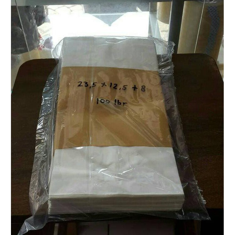 

R646T75R-Sale- Paper Bag/Kantong Kertas Putih Untuk Roti, Fried Chicken, Snack