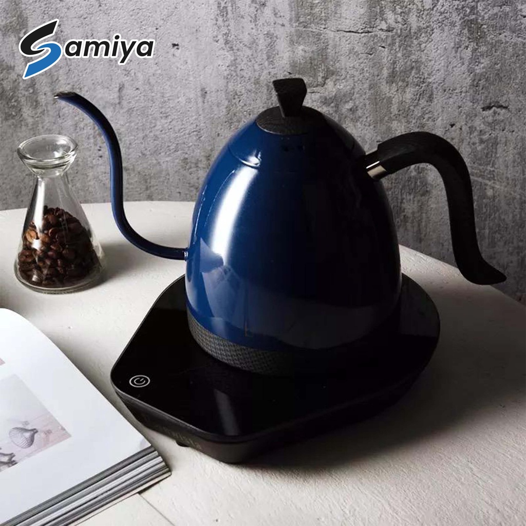 brewista artisan gooseneck kettle electric whole white / teko kopi elektrik pure white color