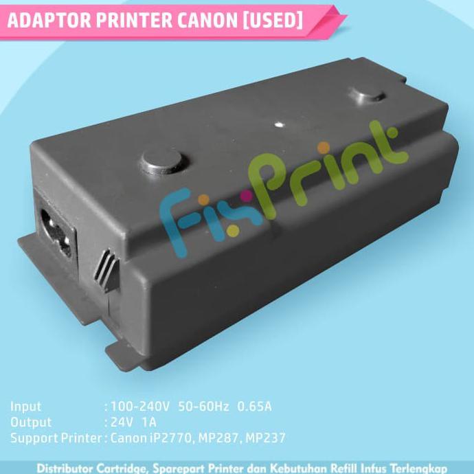 ADAPTOR POWER SUPPLY 24V 5A 24 VOLT SWITCHING PRINTER CANON IP2770 - BEKAS SAE 