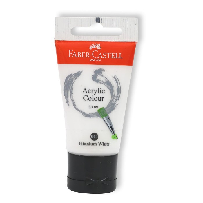 

CAT ACRYLIC COLOUR 30 ML TITANIUM WHITE CASTELL 1183001