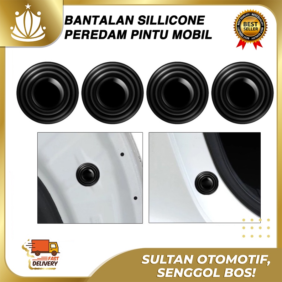 Bantalan Silikon Peredam Pintu Mobil Getaran