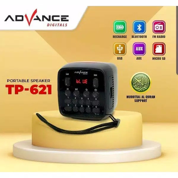 Speaker Advance TP-621 BT / Bluetooth Portable ( support Murrotal )