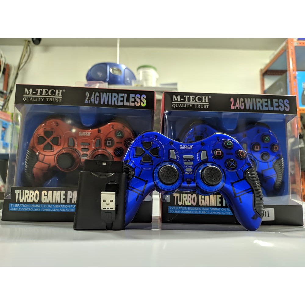 Stick Mtech Wireless Untuk PS2, PS3 dan PC