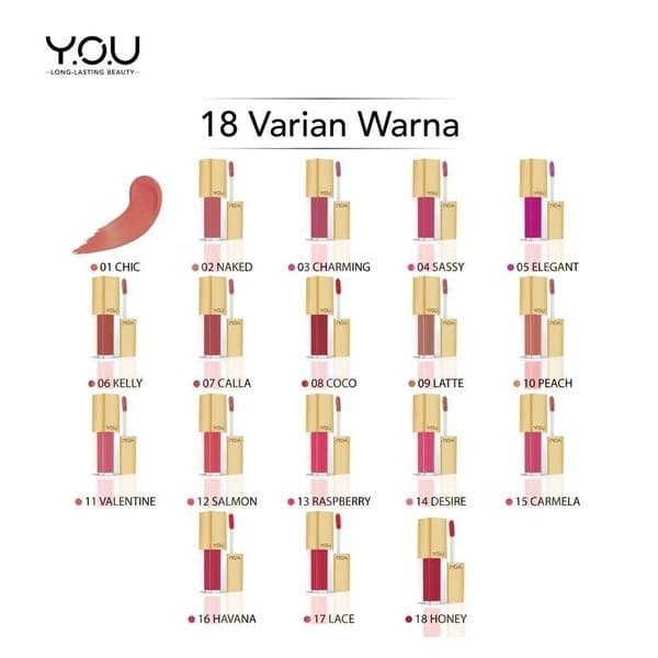 YOU ( Y.O.U ) ROUGE VELVET MATTE LIP CREAM