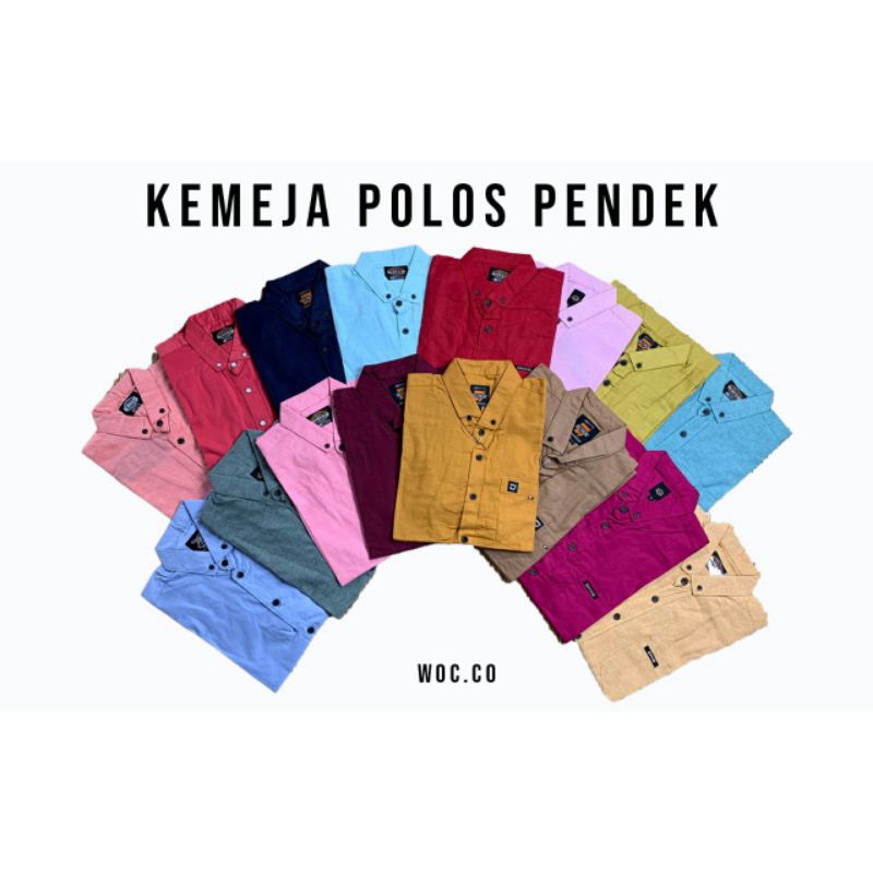 KEMEJA PENDEK POLOS/ LENGAN PENDEK PRIA POLOS/ SURFING/ POLOS PERIA PENDEK