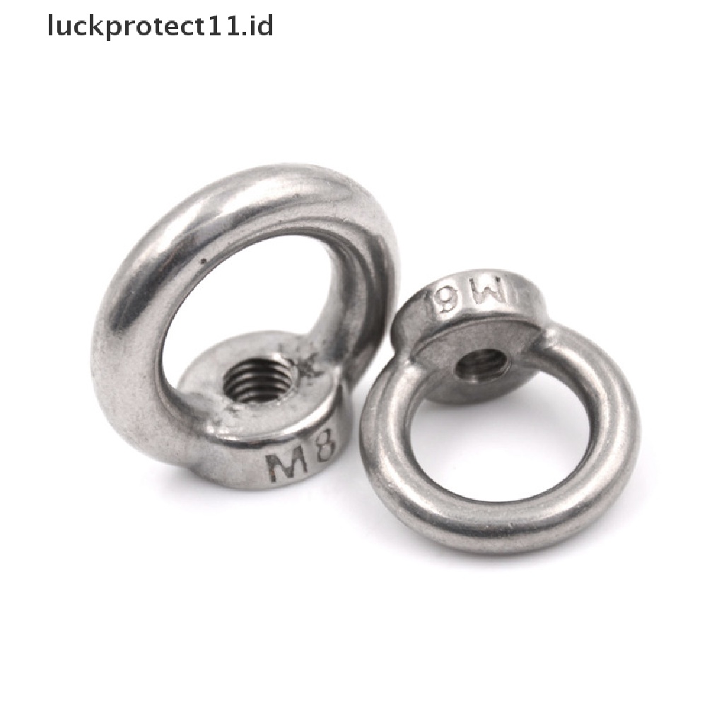 // Hg &amp; ID// Mur Bentuk Cincin Mur Mata Pengangkat Stainless Steel M5/M6/M8/M10/M12 304