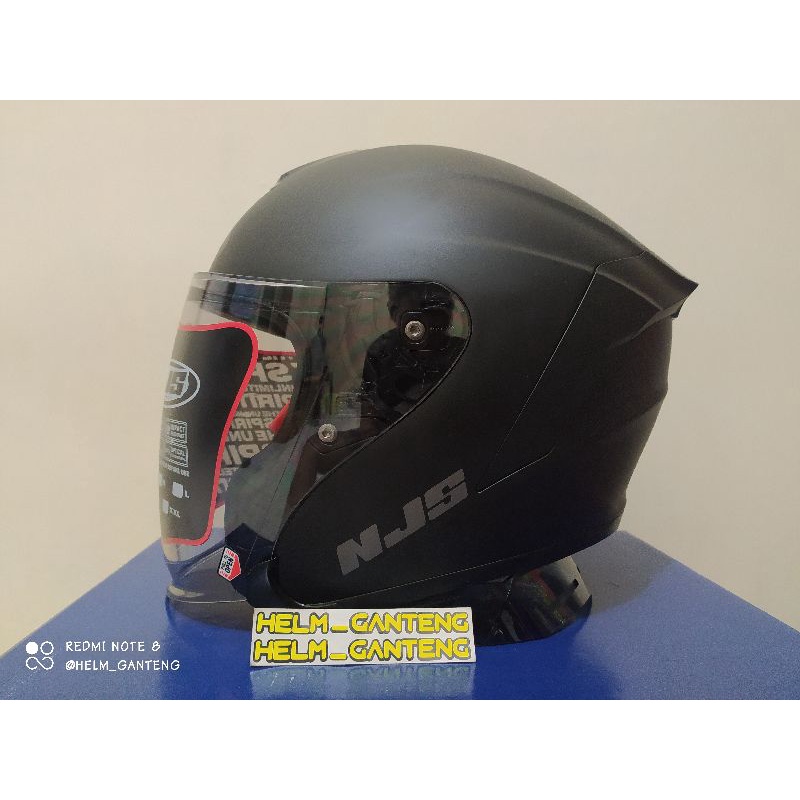 HELM NJS KAIROZ SOLID dan Motif (double visor)-1