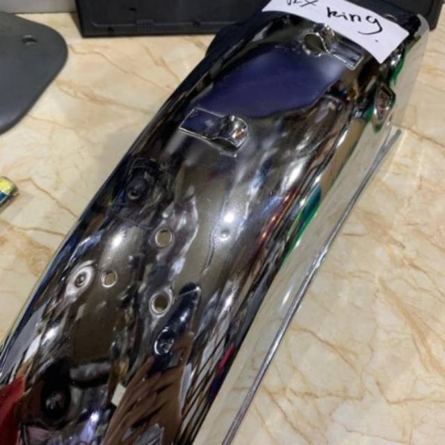 Spakbor Slebor Belakang Blk RXK RX King Besi Nikel Chrome