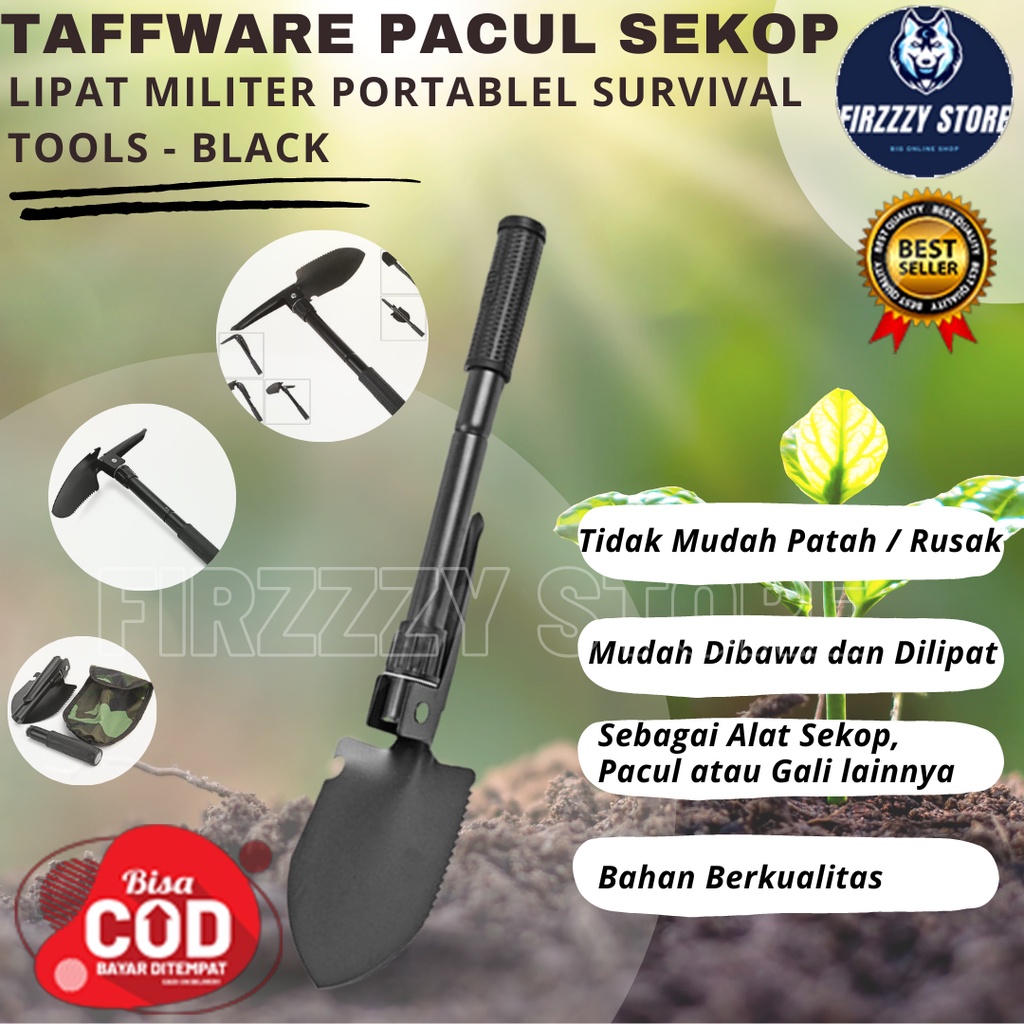 Pacul Sekop Lipat Militer Portablel Survival Tools