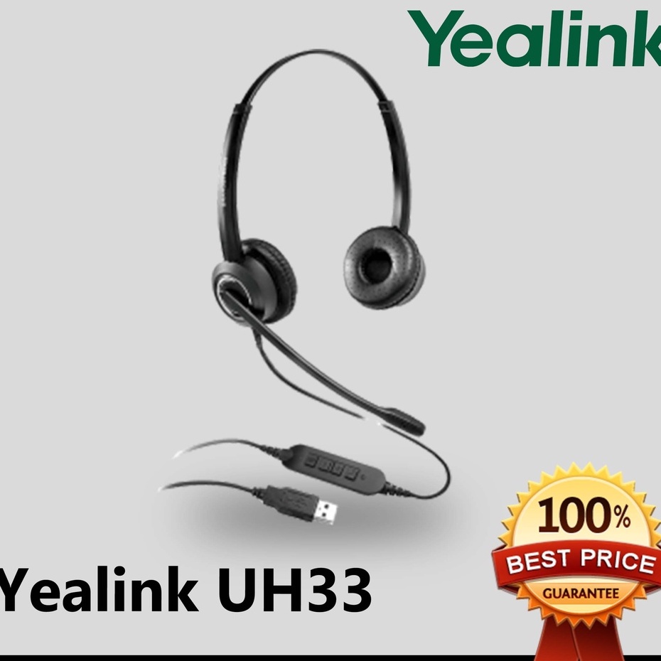 Yealink UH33 - USB Professional Call Center Headset