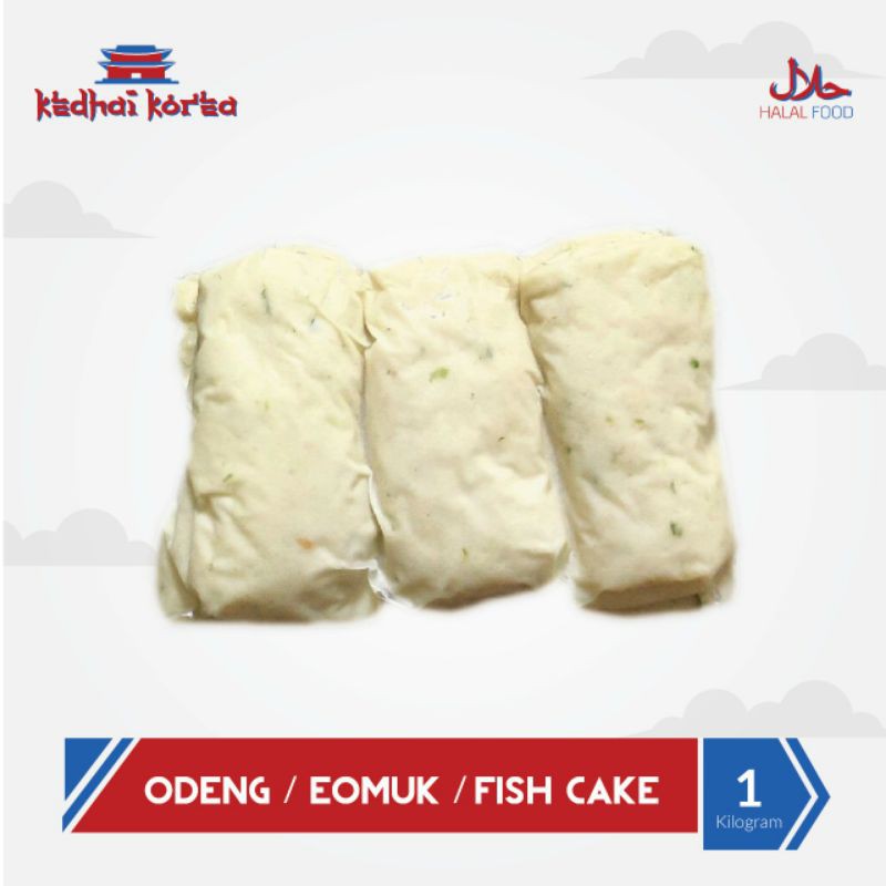 Odeng Eomuk Fishcake Otak Otak Ikan Fish Cake Instan Halal 1000gr 1kg Kedhai Korea